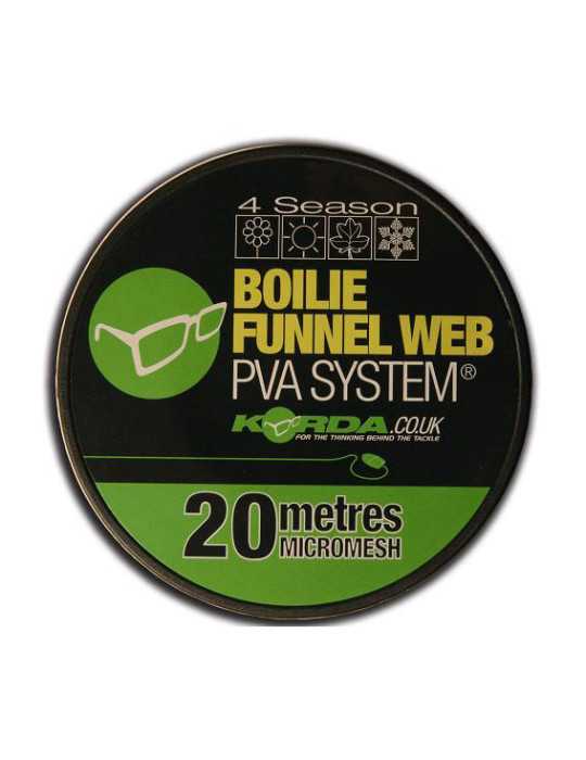 Recharge Filet PVA Korda Boilie Funnel Web Micromesh 20 m – natusport