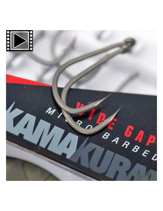 Hameçon Korda Kamakura Wide Gape Taille 6 – natusport