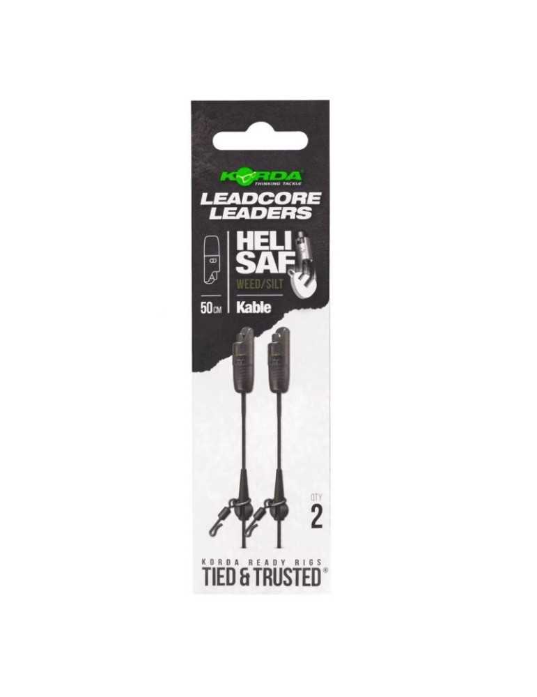 Leadcore Korda Leader Heli-Safe Weed/Silt – natusport