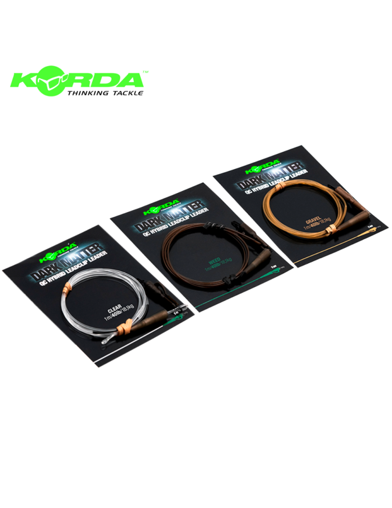 Montage Korda Lead QC Hybrid Clip Dark Matter Clear – natusport