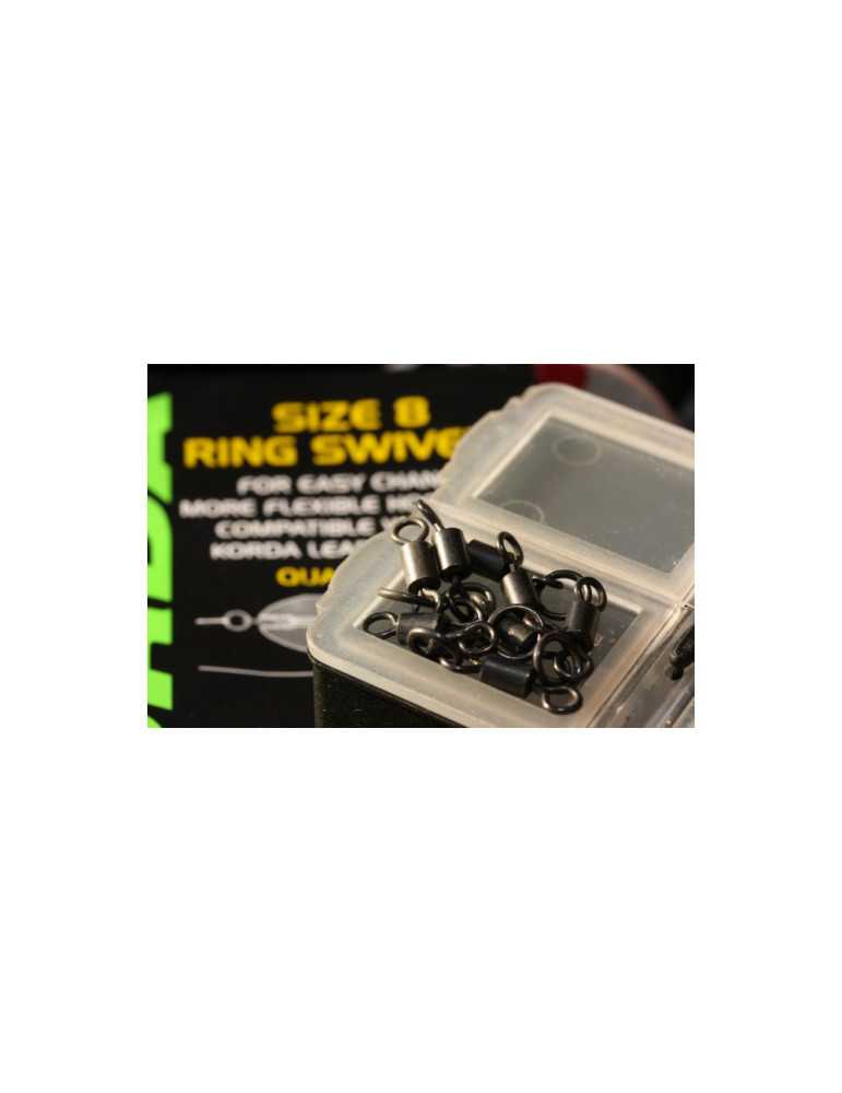 Émerillon Korda Ring Swivel Taille 8 (8 pcs) – natusport