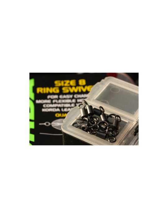 Émerillon Korda Ring Swivel Taille 8 (8 pcs) – natusport