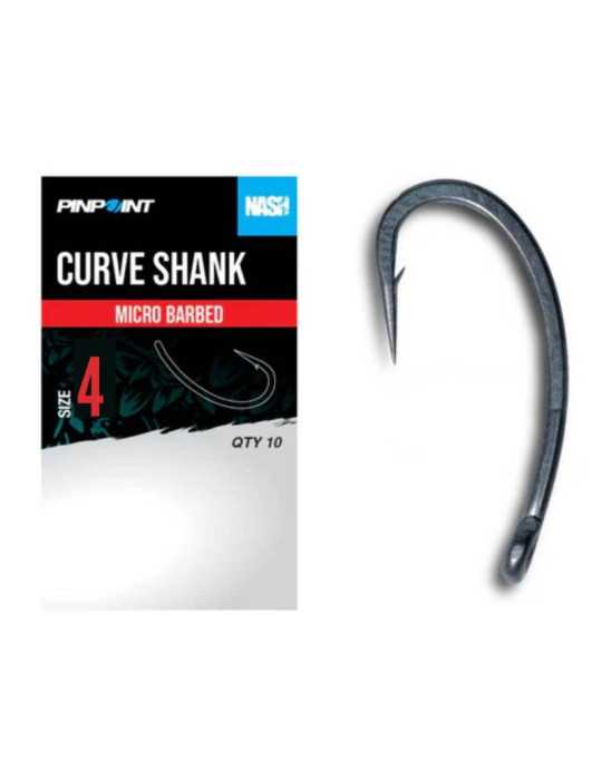 Hameçon Nash Curve Shank Taille 4 – natusport