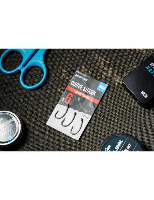Hameçon Nash Curve Shank Taille 6 – natusport