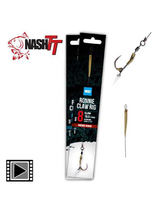 Montage Nash Ronnie Claw Taille 4 – natusport