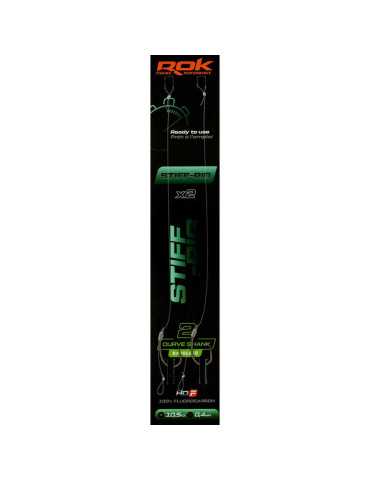 Montage Plastylis Stiff-Rig Curve Shank Barbless N°8 – natusport 2
