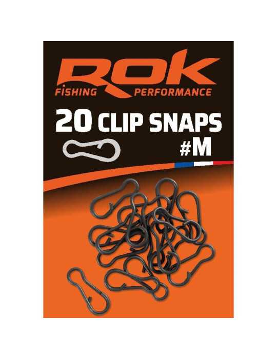Émerillon Plastylis Clip Snaps Taille M (Lot de 20) – natusport
