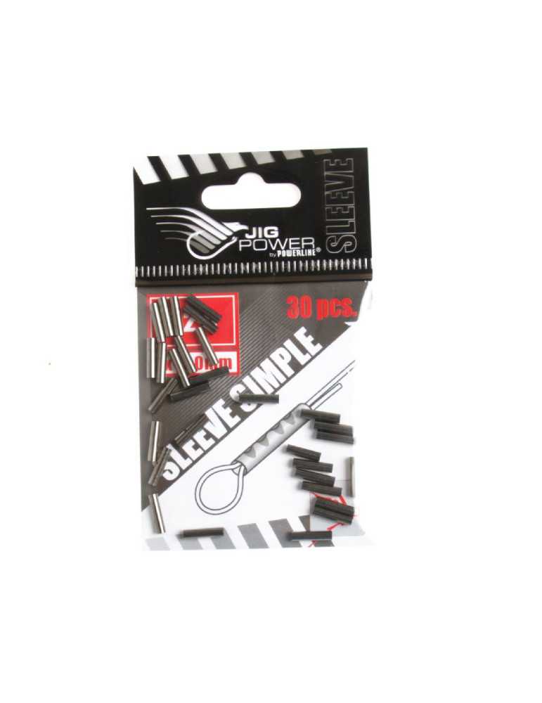Sleeves Simples Powerline Black Nickel 1.0 mm (x30) – natusport