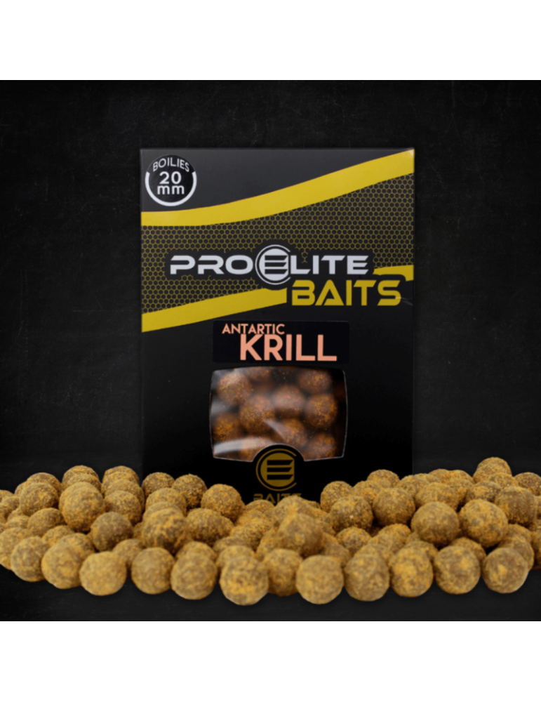 Bouillette Pro Elite Baits Gold Antarctic Krill 20mm 1kg – natusport