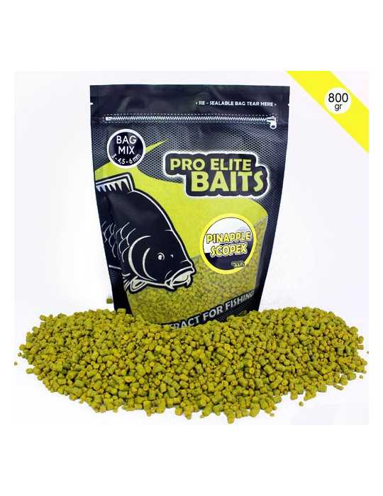 Pellet d'Esche Hooker Pro Elite Baits Pineapple Scopex – natusport