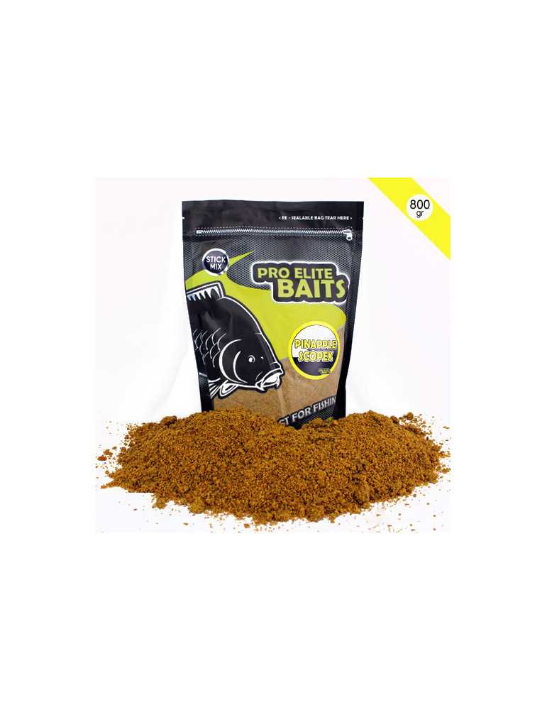 Amorce Stick Mix Pro Elite Baits Pineapple & Scopex 800g – natusport