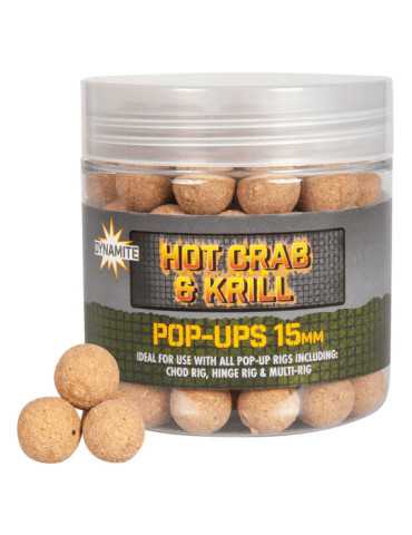 Pop Up Dynamite Baits Hot Crab & Krill 15 mm