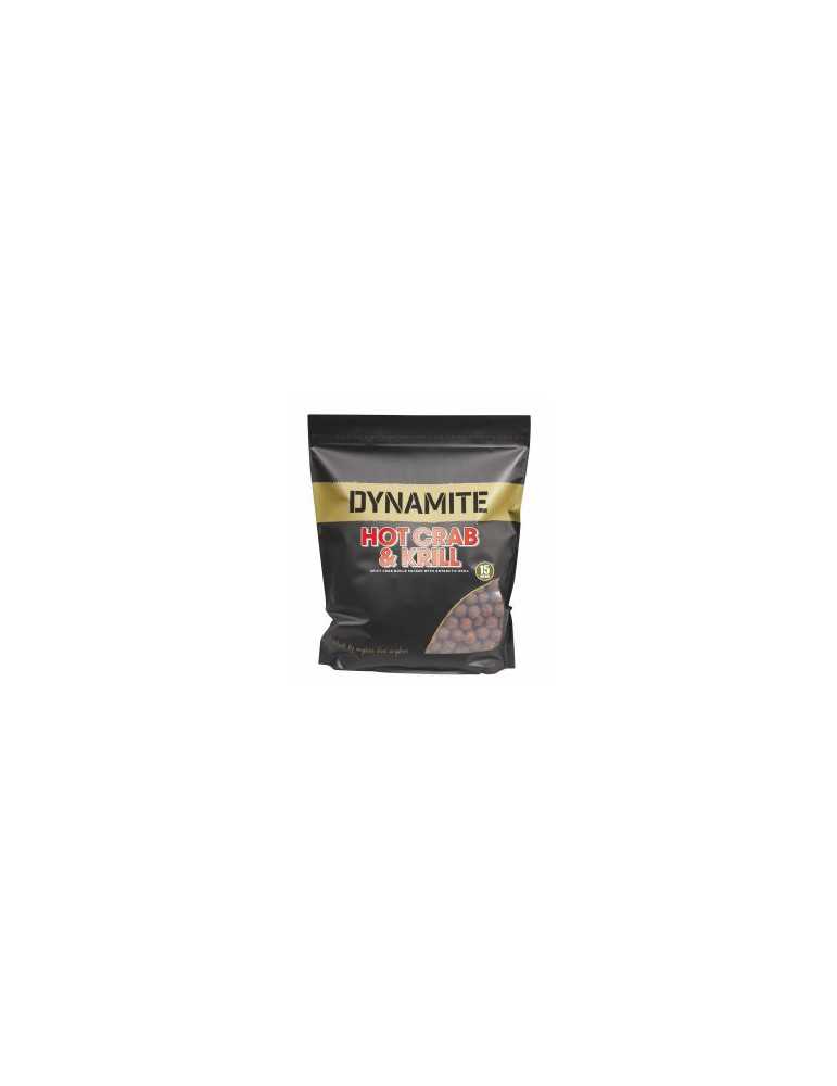 Bouillettes Dynamite Baits Hot Crab & Krill 15 mm 1 kg – natusport