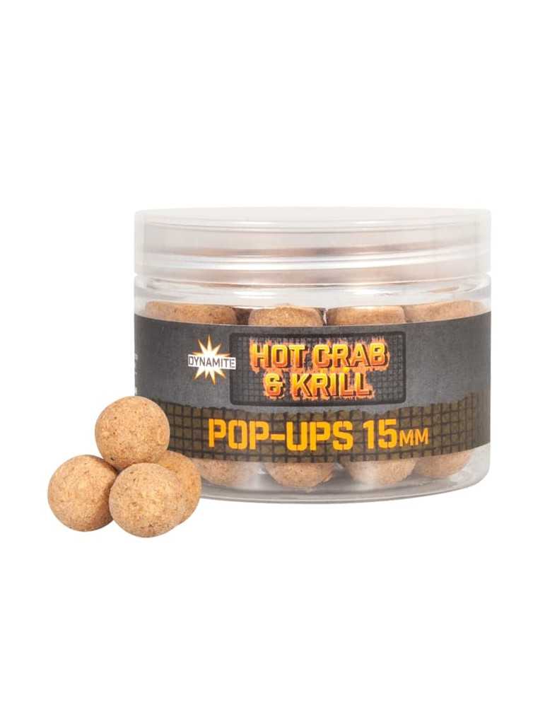 Pop Up Dynamite Baits Hot Crab & Krill 15 mm – natusport