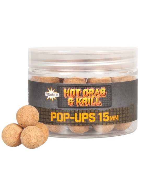 Pop Up Dynamite Baits Hot Crab & Krill 15 mm – natusport