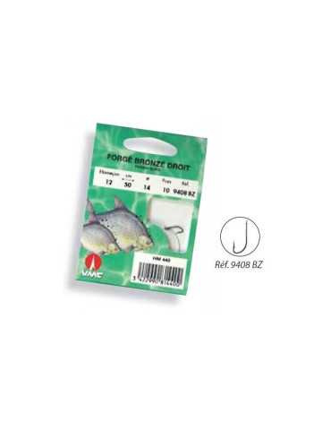 Hameçon Rapala Competition WQ 9408BZ Bronze Taille 10 Par 18