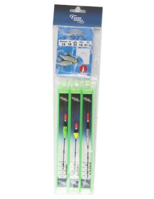 Lot 3 Lignes Montées Pêche Fine Assorties Water Queen LM641 | Natuspor – natusport