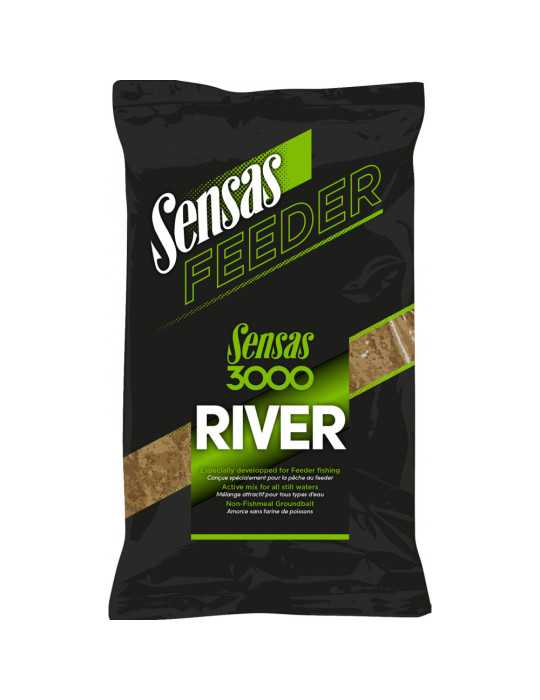 Amorce Sensas Feeder 3000 River 1kg – natusport