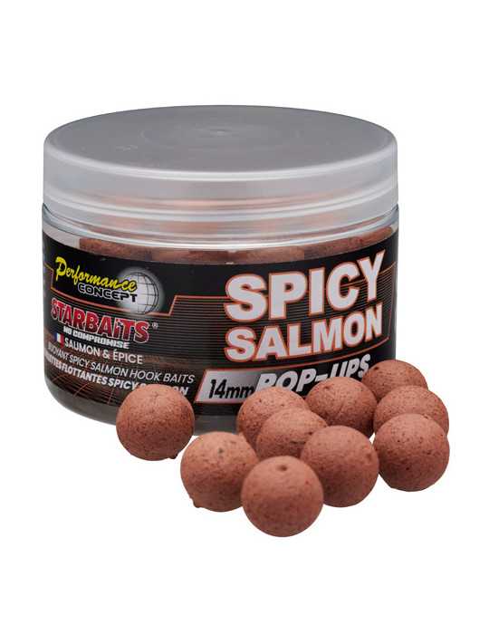 Bouillette Sensas Pop Up PC Spicy Salmon 14mm – natusport
