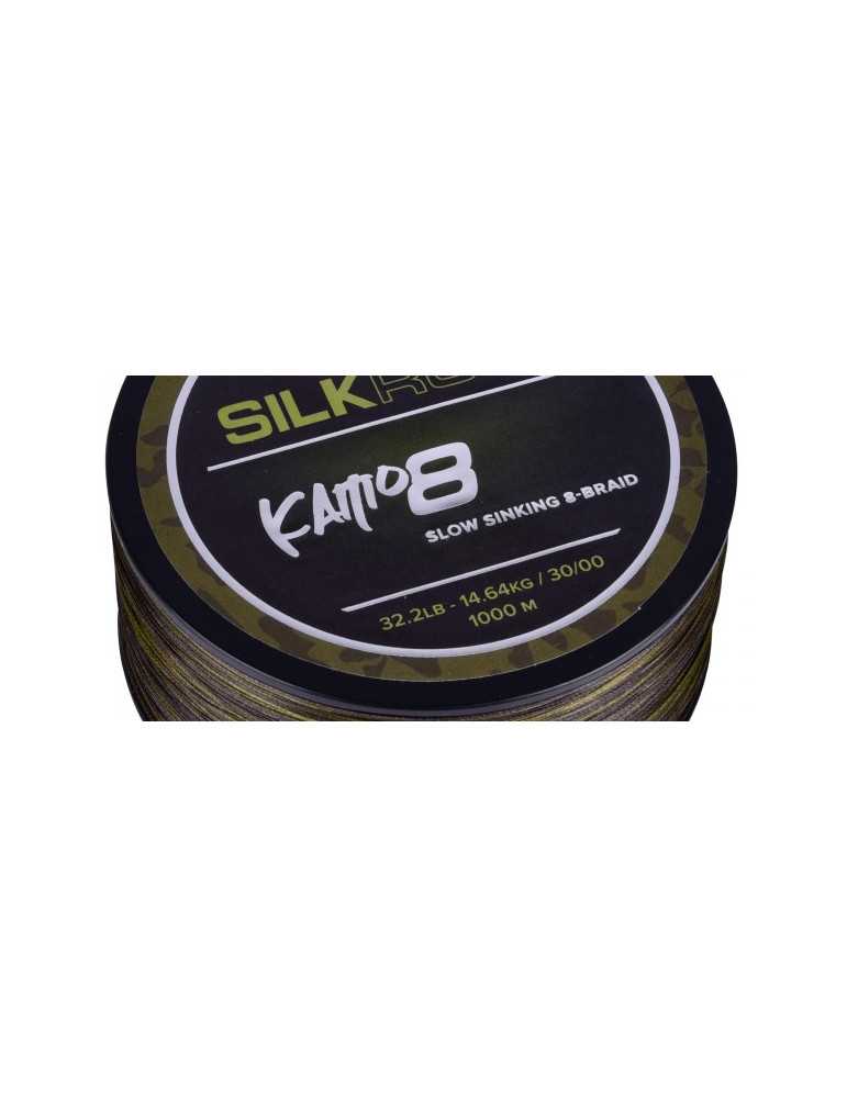 Fil Tressé Spro Silkrock Kamo8 Braid 0.26mm 1000m – natusport