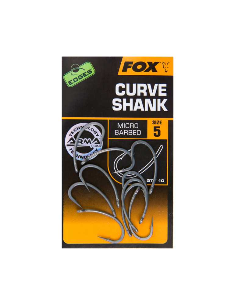 Hameçons Fox Curve Carp Shank Taille 2 – natusport