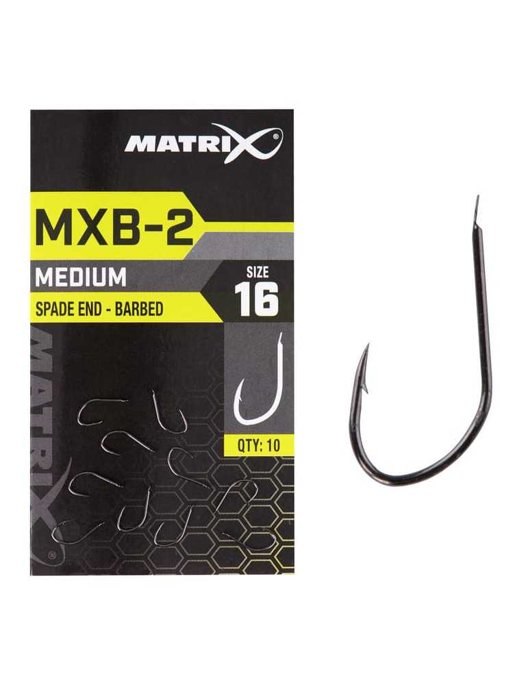 Hameçon Fox MXB-2 Medium Spade End Barbed Taille 14 – natusport