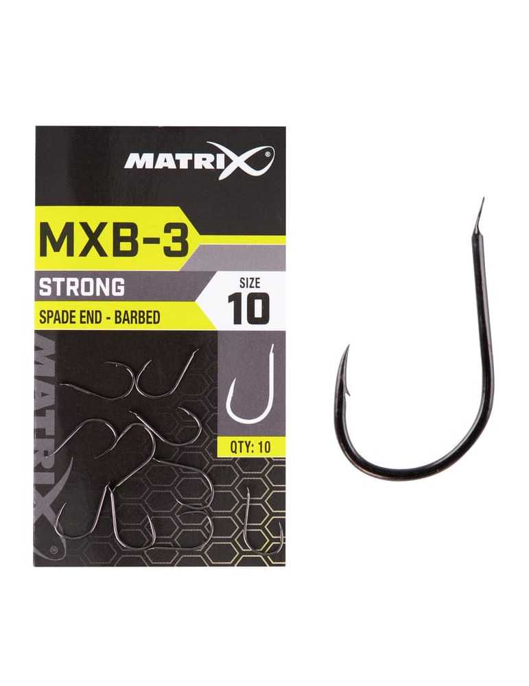 Hameçon Fox MXB-3 Strong Spade End Barbed Taille 14 – natusport