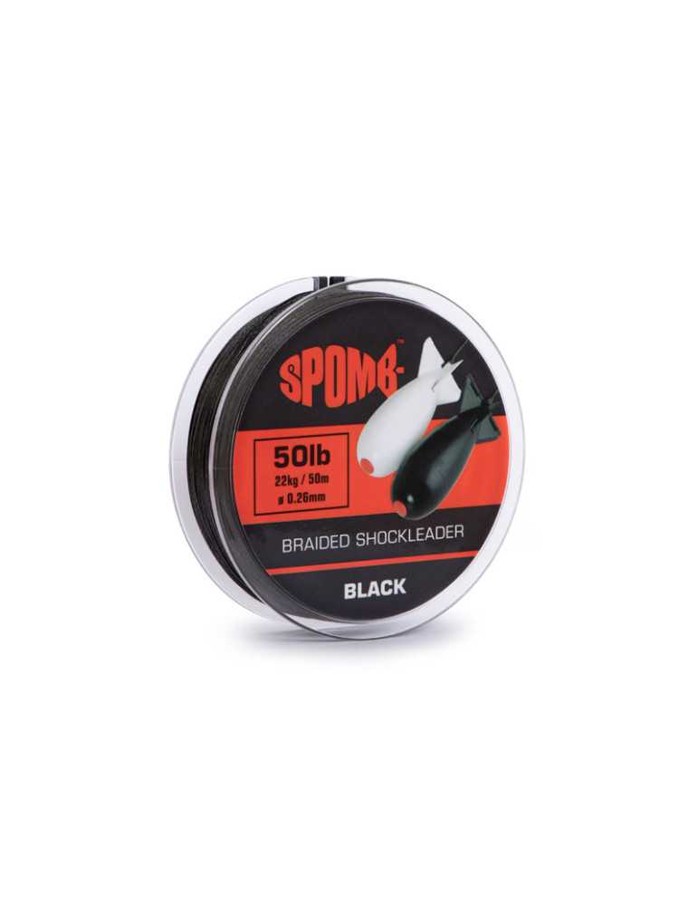Bas de Ligne Tressé Fox Spomb Taped Braided Leaders Noir – natusport