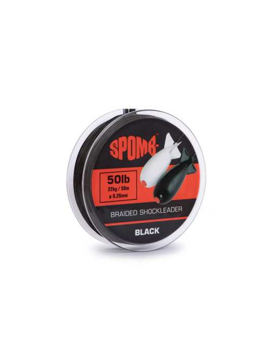 Bas de Ligne Tressé Fox Spomb Taped Braided Leaders Noir – natusport