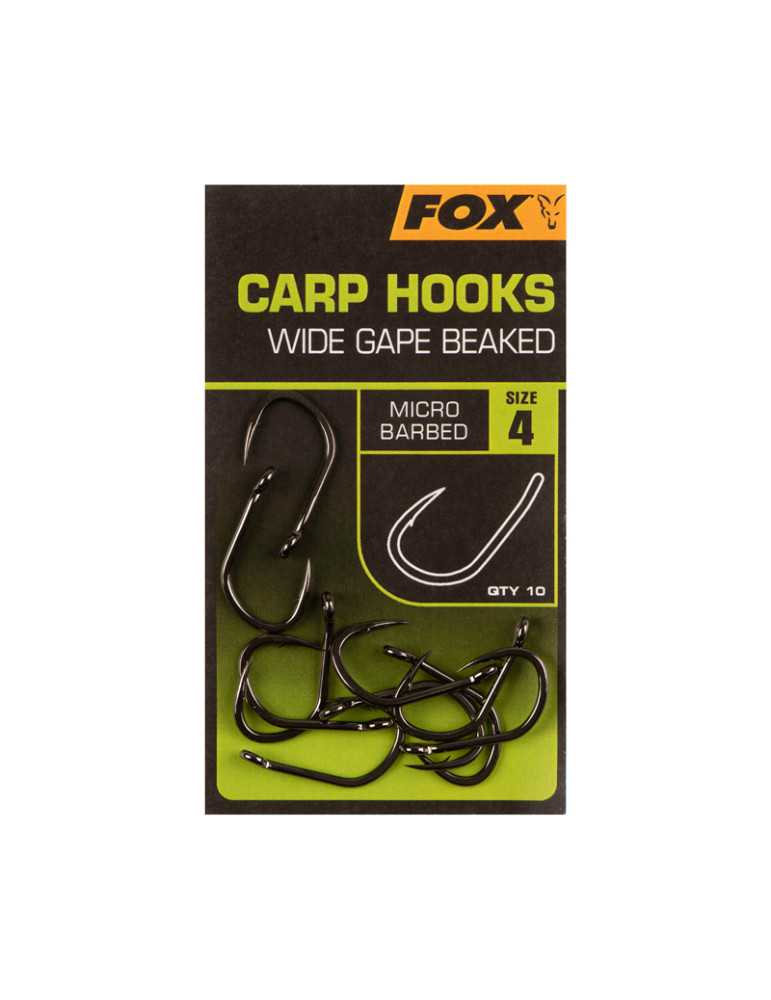 Hameçon Fox Wide Gape Beaked Taille 4 – natusport