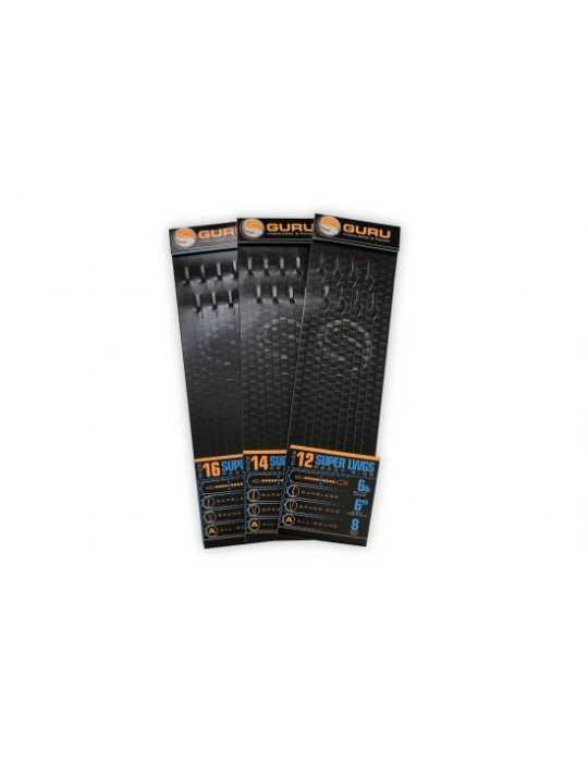Bas de Ligne Guru Super Pole Rig 6 Pouces T.12