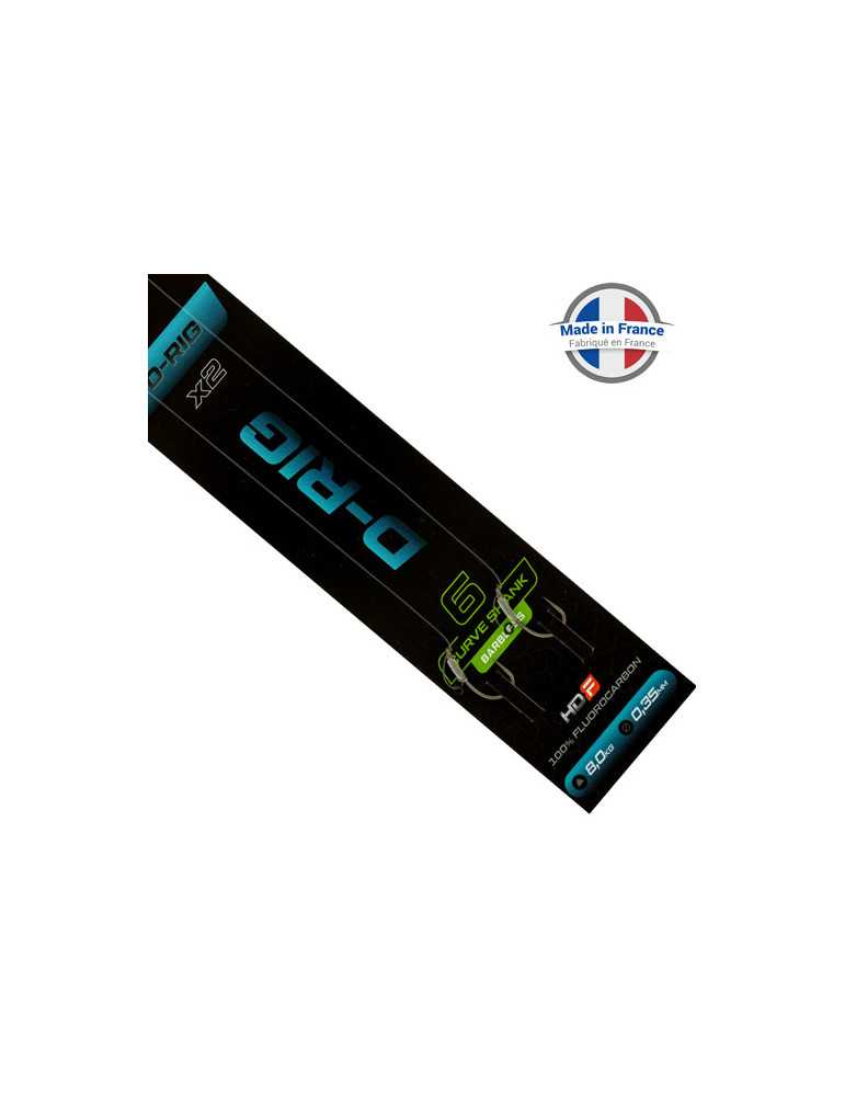 Montage Plastylis D-Rig Curve Shank Barbless N°6 – natusport