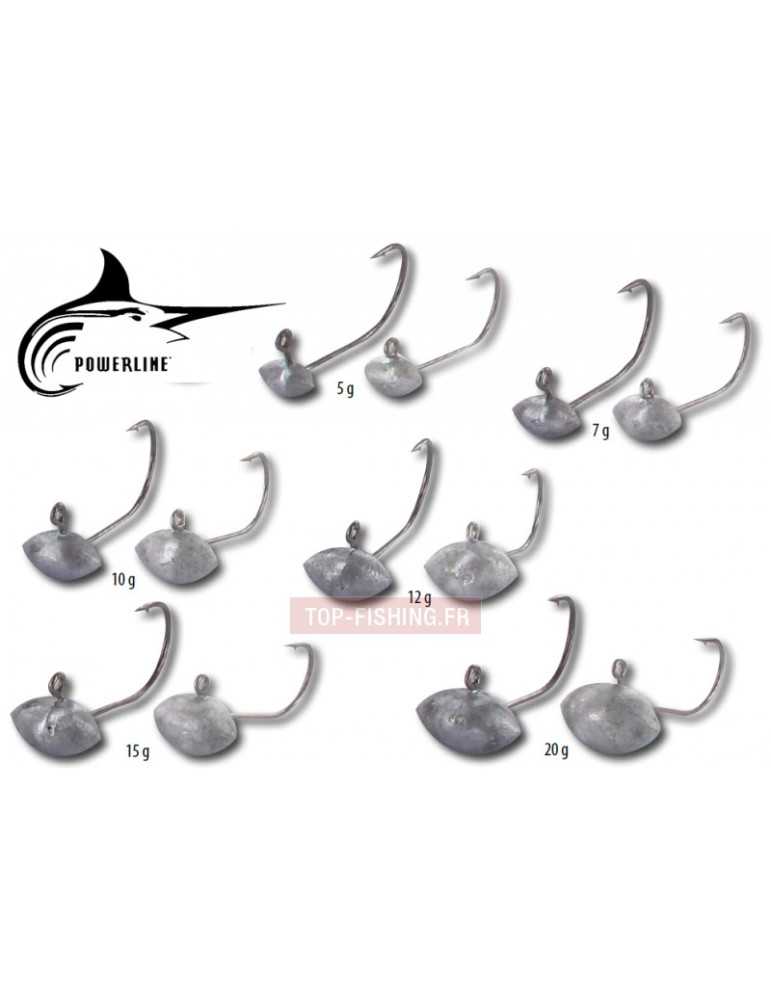 Tête Plombée Powerline Football Go 10g 1/0 (x100) – natusport
