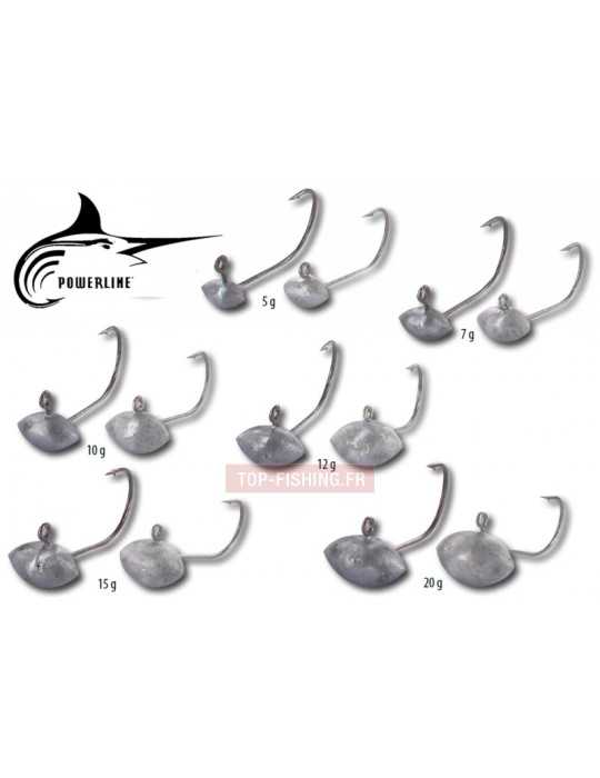 Tête Plombée Powerline Football Go 10g 1/0 (x100) – natusport