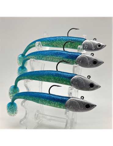 Leurre Souple Powerline GTS 5" 25g Bleu Pailleté/Nacré