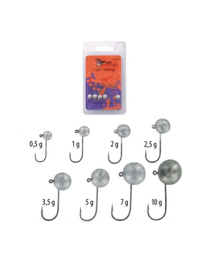 Tête Plombée Powerline Jig Head 5 g Firetiger – natusport