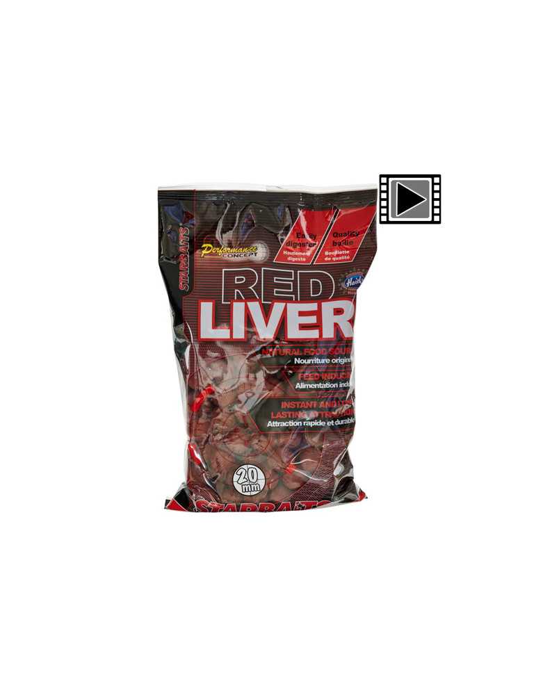 Bouillette Sensas PC Red Liver 20mm 800g – natusport