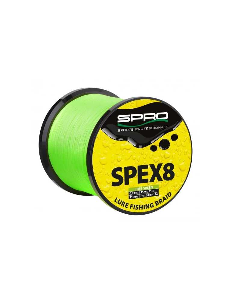 Fil Tressé Spro Spex8 Braid Lime Green 0.15mm – natusport