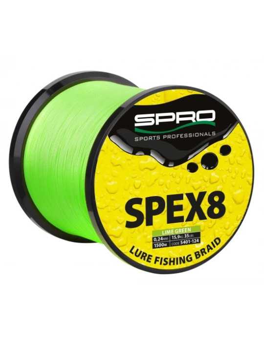 Fil Tressé Spro Spex8 Braid Lime Green 0.15mm – natusport