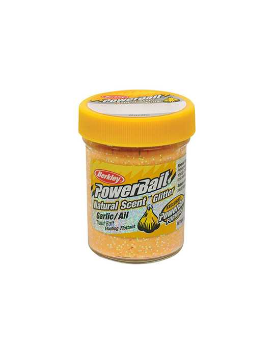 Pate a Truite Berkley PowerBait Trout Bait Garlic Glitter – natusport