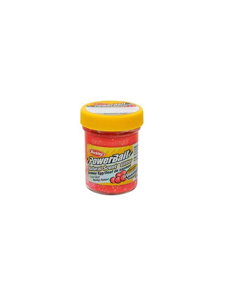 Pate a Truite Berkley PowerBait Trout Bait Salmon Peach Glitter | Natu – natusport