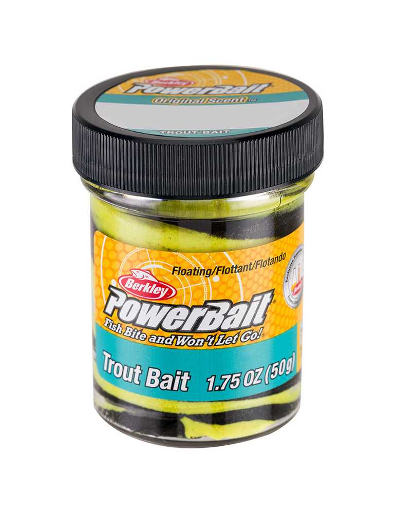 Pate a Truite Berkley PowerBait Trout Bait 1.80 oz Bumblebee | Natuspo – natusport
