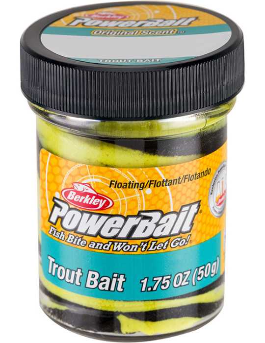 Pate a Truite Berkley PowerBait Trout Bait 1.80 oz Bumblebee | Natuspo – natusport