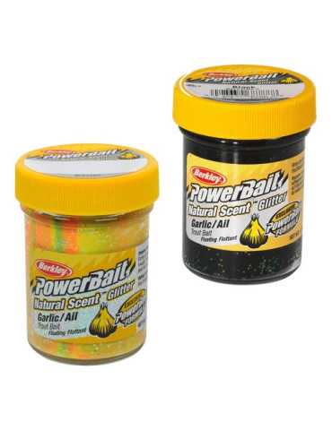 Pate a Truite Berkley PowerBait Trout Bait Garlic Rainbow Glitter | Na – natusport
