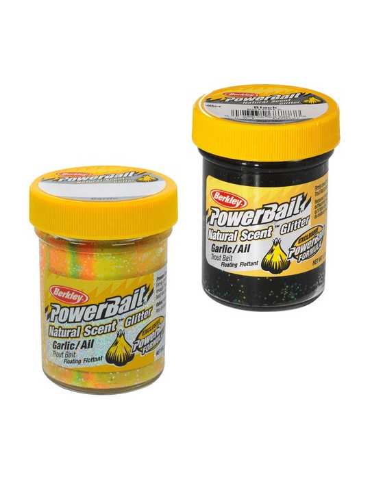Pate a Truite Berkley PowerBait Trout Bait Garlic Rainbow Glitter | Na – natusport