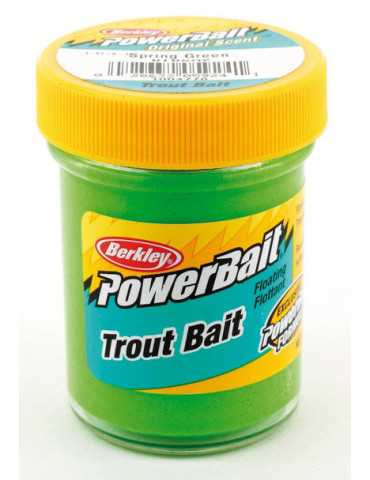 Pate a Truite Berkley PowerBait Trout Bait Garlic Spring Green | Natus – natusport 2