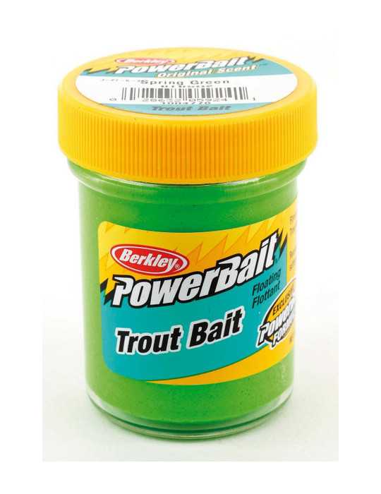 Pate a Truite Berkley PowerBait Trout Bait Garlic Spring Green | Natus – natusport