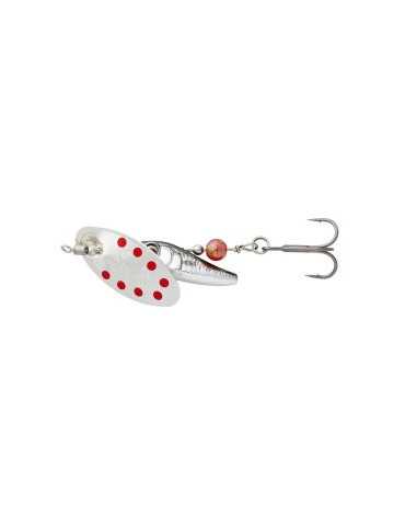 Cuiller Savage Gear Sticklebait Spinner 4,5g 1 Dirty Silver Red
