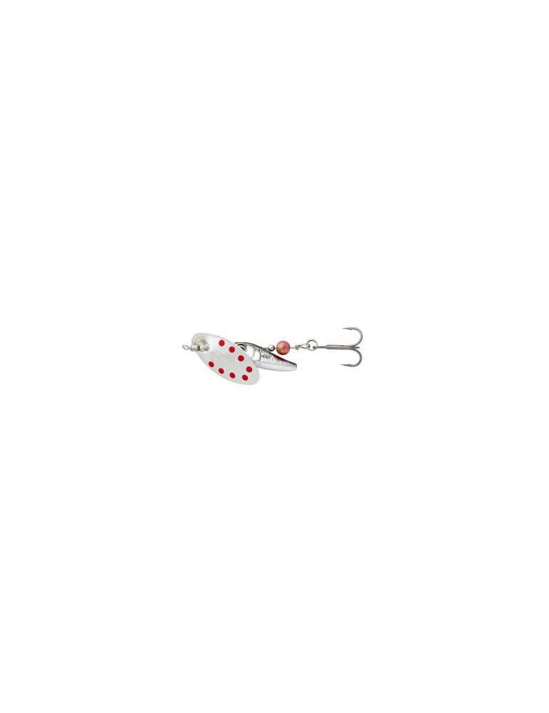Cuiller Savage Gear Sticklebait Spinner 4,5g Silver Red – natusport