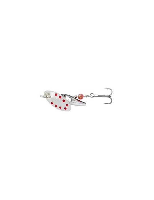 Cuiller Savage Gear Sticklebait Spinner 4,5g Silver Red – natusport